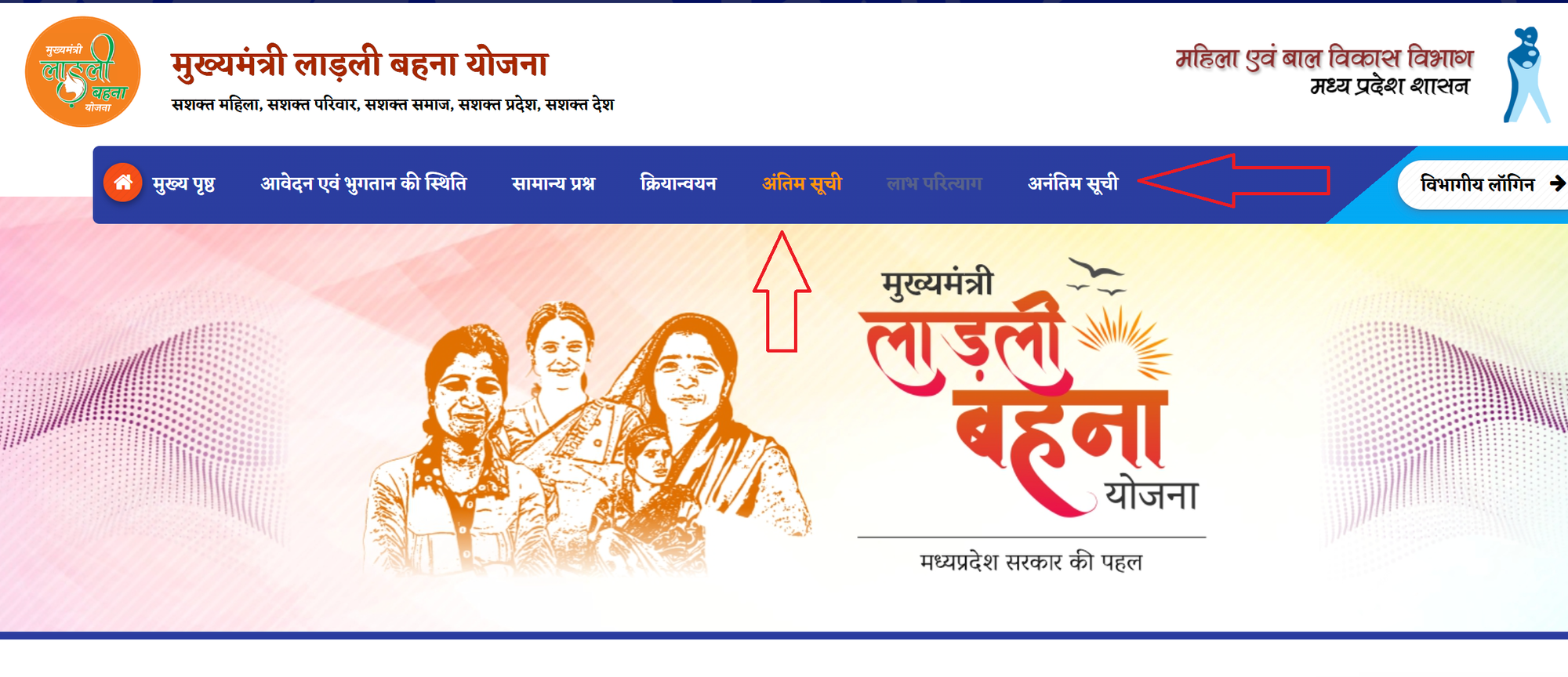 Ladli Behna Yojana List